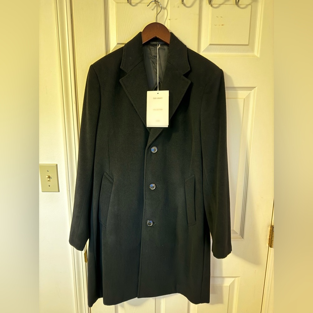 Our Legacy Black Classic Coat Size 46/S